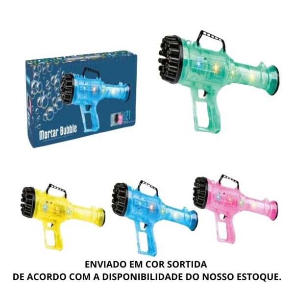 Brinquedo Lançador de Bolhas Bubble - Imagem 5