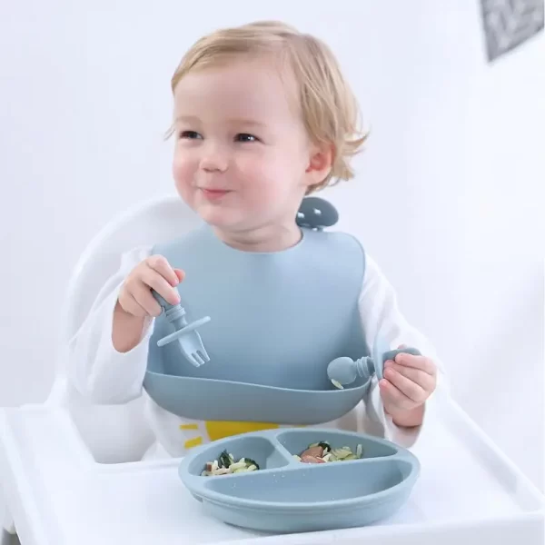 Kit Refeição Bebê Em Silicone - Imagem 3