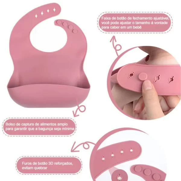 Kit Refeição Bebê Em Silicone - Imagem 7