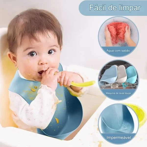 Kit Refeição Bebê Em Silicone - Imagem 8