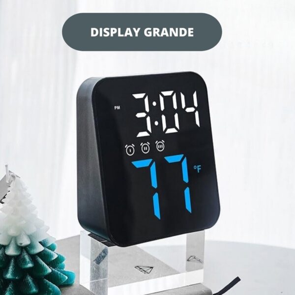 Relógio Digital De Mesa E Parede LED - Imagem 6